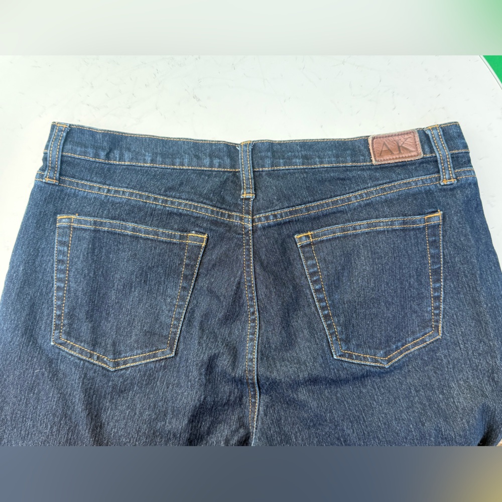 Anne Klein Metropolitan Straight Leg Jeans - Dark Indigo Wash - Size 10 - Picture 8 of 11